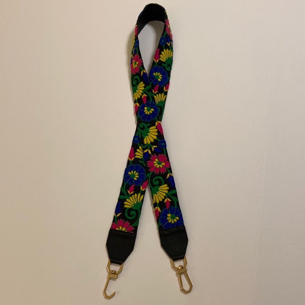 Cleobella boho embroidered Purse strap